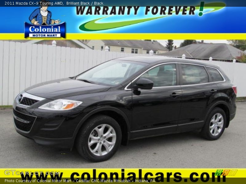 Brilliant Black / Black 2011 Mazda CX-9 Touring AWD