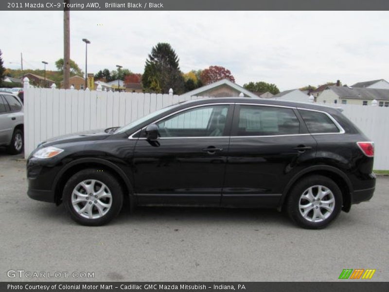 Brilliant Black / Black 2011 Mazda CX-9 Touring AWD