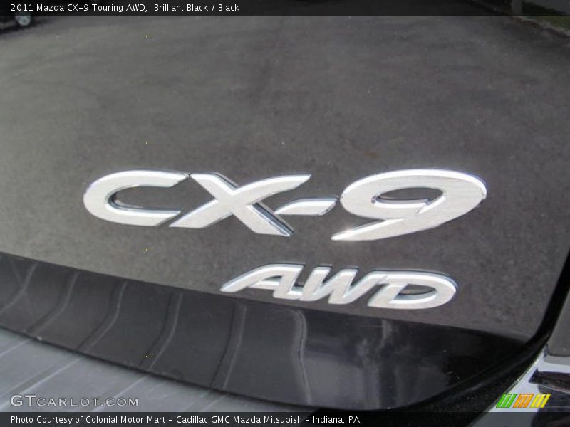 Brilliant Black / Black 2011 Mazda CX-9 Touring AWD