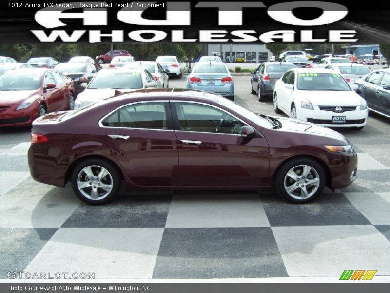 Basque Red Pearl / Parchment 2012 Acura TSX Sedan