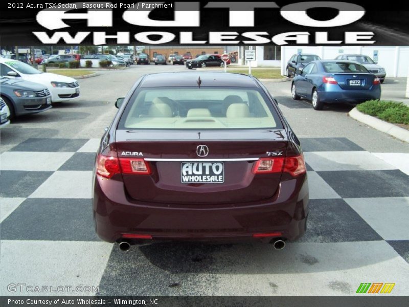 Basque Red Pearl / Parchment 2012 Acura TSX Sedan