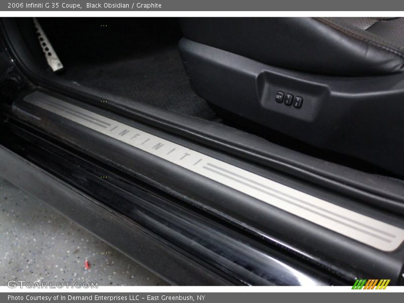 Black Obsidian / Graphite 2006 Infiniti G 35 Coupe