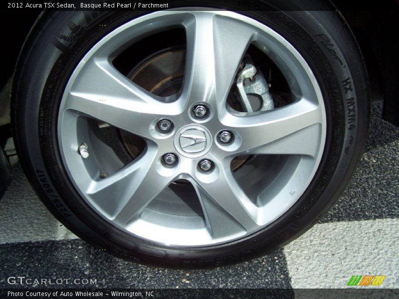 Basque Red Pearl / Parchment 2012 Acura TSX Sedan