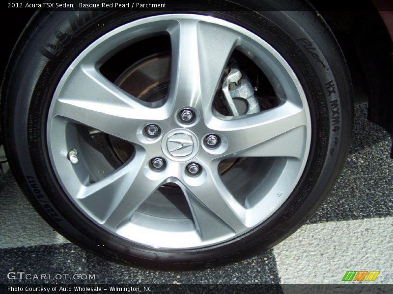 Basque Red Pearl / Parchment 2012 Acura TSX Sedan