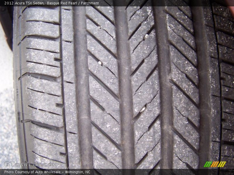 Basque Red Pearl / Parchment 2012 Acura TSX Sedan