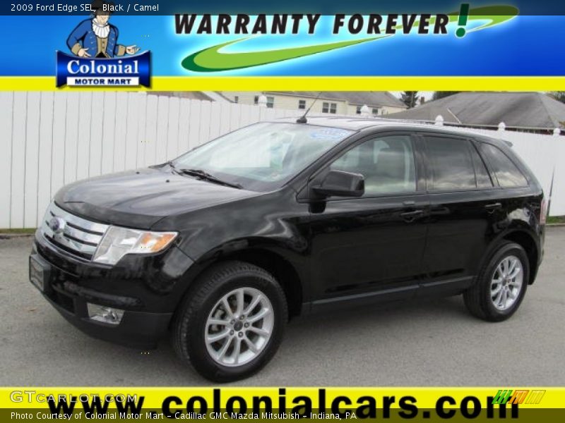Black / Camel 2009 Ford Edge SEL