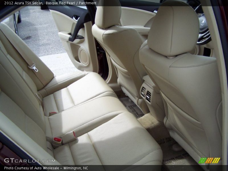 Basque Red Pearl / Parchment 2012 Acura TSX Sedan