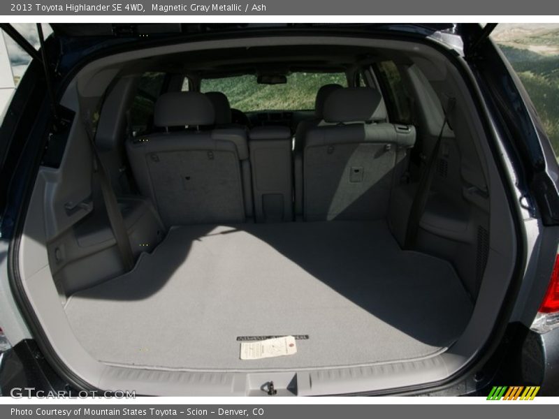 Magnetic Gray Metallic / Ash 2013 Toyota Highlander SE 4WD