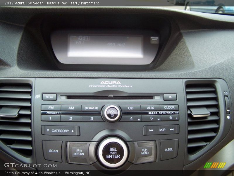 Basque Red Pearl / Parchment 2012 Acura TSX Sedan