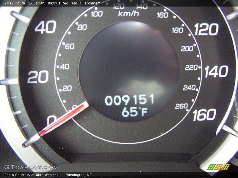 Basque Red Pearl / Parchment 2012 Acura TSX Sedan