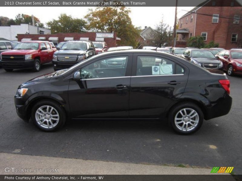  2013 Sonic LT Sedan Black Granite Metallic
