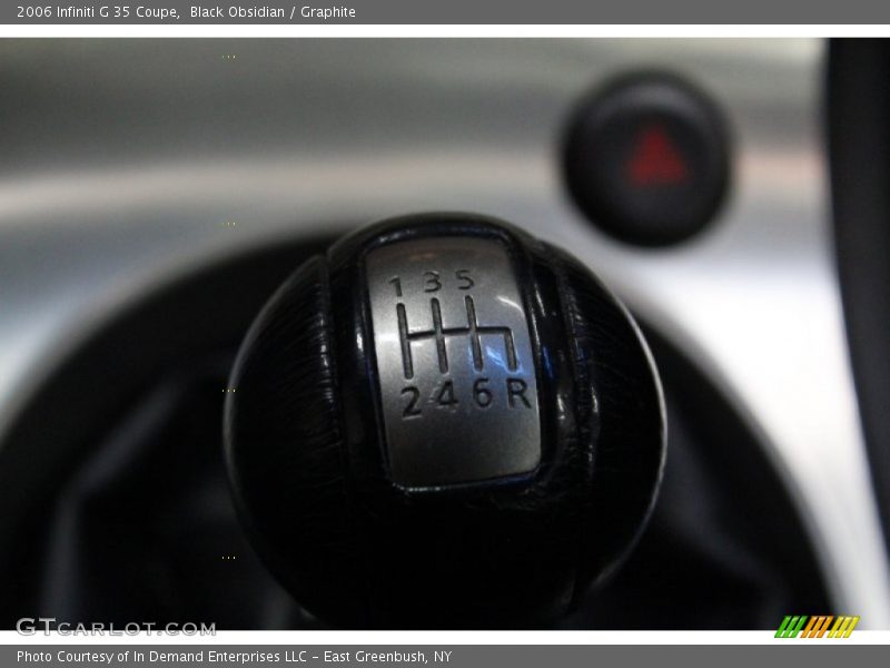 Black Obsidian / Graphite 2006 Infiniti G 35 Coupe