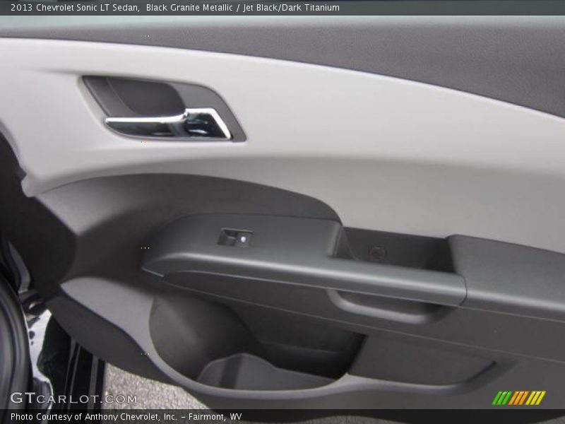 Black Granite Metallic / Jet Black/Dark Titanium 2013 Chevrolet Sonic LT Sedan