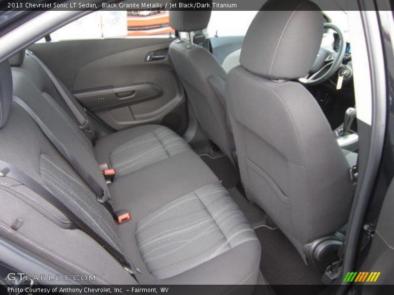 Black Granite Metallic / Jet Black/Dark Titanium 2013 Chevrolet Sonic LT Sedan