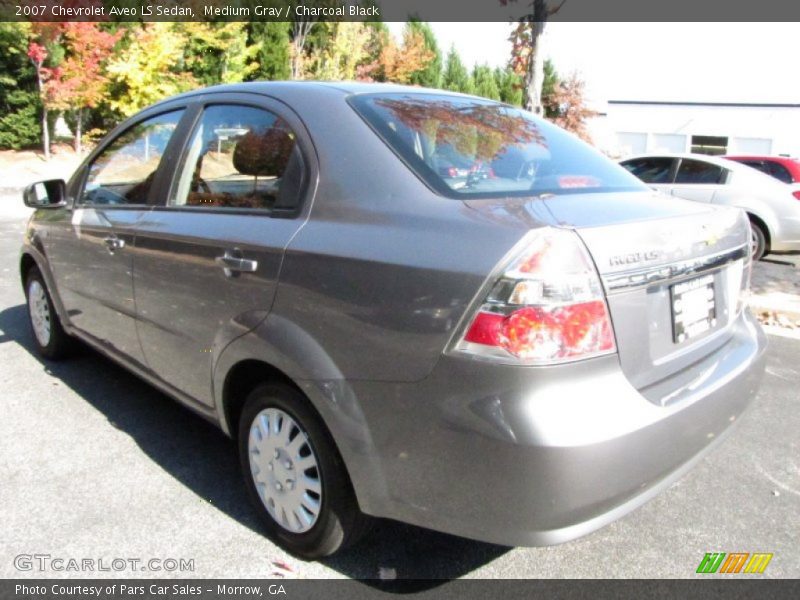 Medium Gray / Charcoal Black 2007 Chevrolet Aveo LS Sedan
