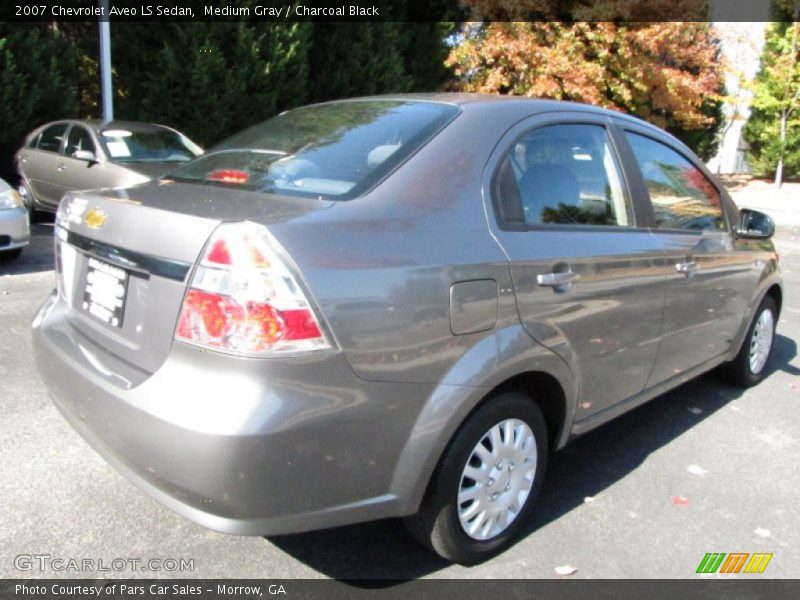 Medium Gray / Charcoal Black 2007 Chevrolet Aveo LS Sedan