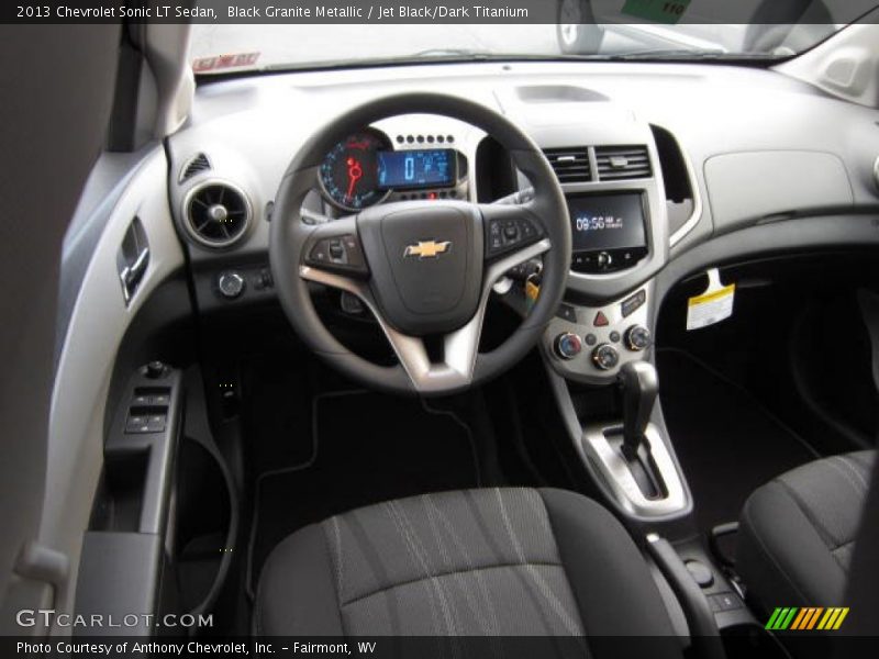 Black Granite Metallic / Jet Black/Dark Titanium 2013 Chevrolet Sonic LT Sedan