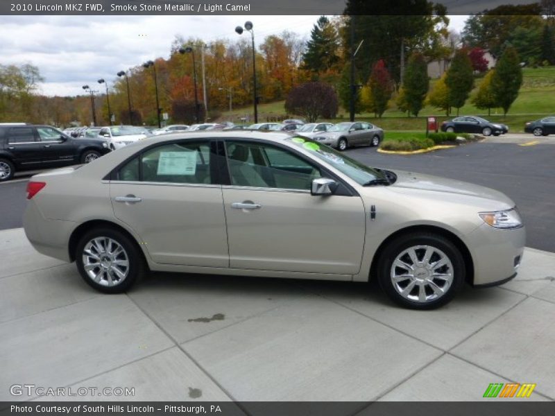 Smoke Stone Metallic / Light Camel 2010 Lincoln MKZ FWD