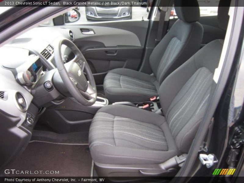 Black Granite Metallic / Jet Black/Dark Titanium 2013 Chevrolet Sonic LT Sedan