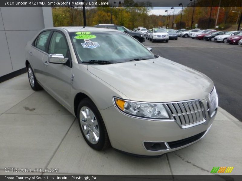 Smoke Stone Metallic / Light Camel 2010 Lincoln MKZ FWD