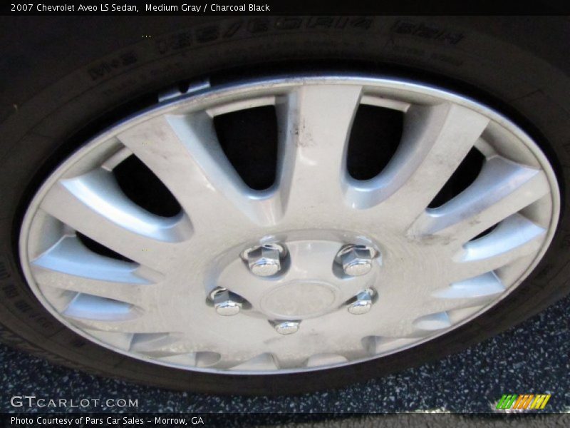 Medium Gray / Charcoal Black 2007 Chevrolet Aveo LS Sedan