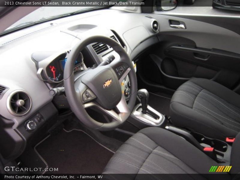 Black Granite Metallic / Jet Black/Dark Titanium 2013 Chevrolet Sonic LT Sedan