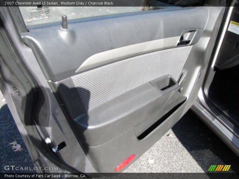 Medium Gray / Charcoal Black 2007 Chevrolet Aveo LS Sedan