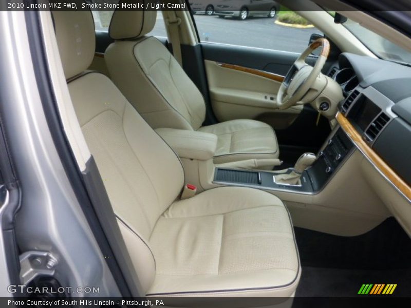 Smoke Stone Metallic / Light Camel 2010 Lincoln MKZ FWD