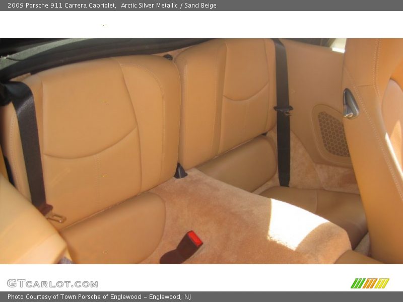 Arctic Silver Metallic / Sand Beige 2009 Porsche 911 Carrera Cabriolet