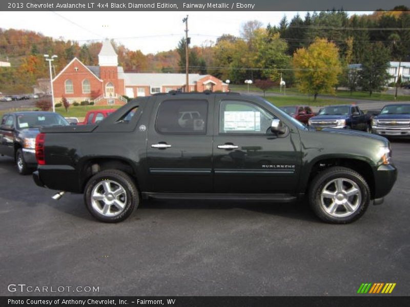  2013 Avalanche LT 4x4 Black Diamond Edition Fairway Metallic
