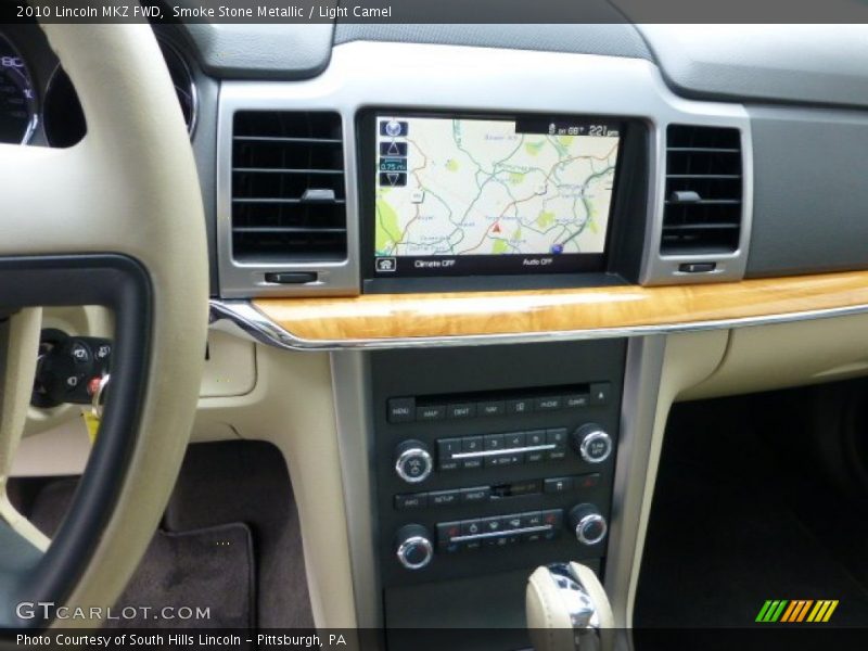 Smoke Stone Metallic / Light Camel 2010 Lincoln MKZ FWD