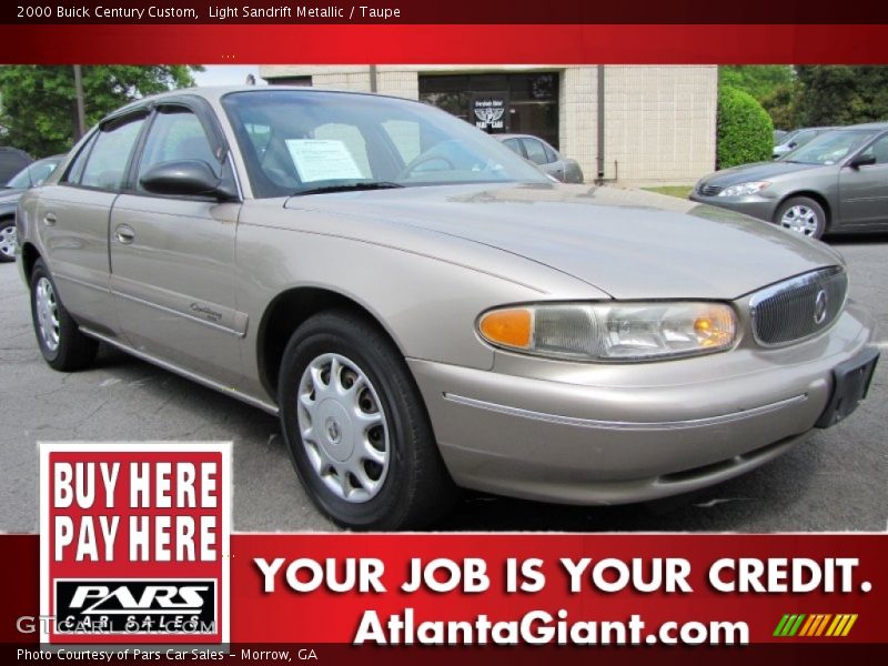 Light Sandrift Metallic / Taupe 2000 Buick Century Custom