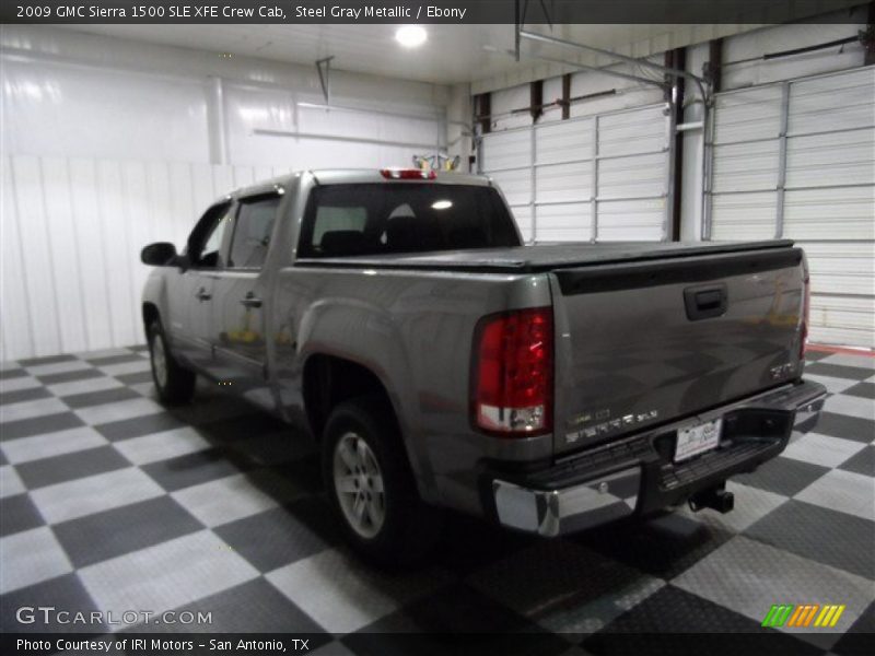 Steel Gray Metallic / Ebony 2009 GMC Sierra 1500 SLE XFE Crew Cab