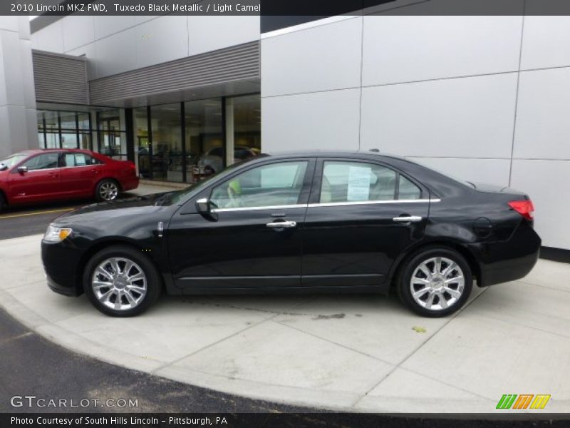 Tuxedo Black Metallic / Light Camel 2010 Lincoln MKZ FWD
