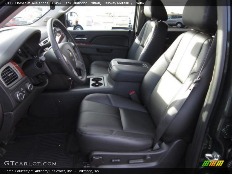 Fairway Metallic / Ebony 2013 Chevrolet Avalanche LT 4x4 Black Diamond Edition