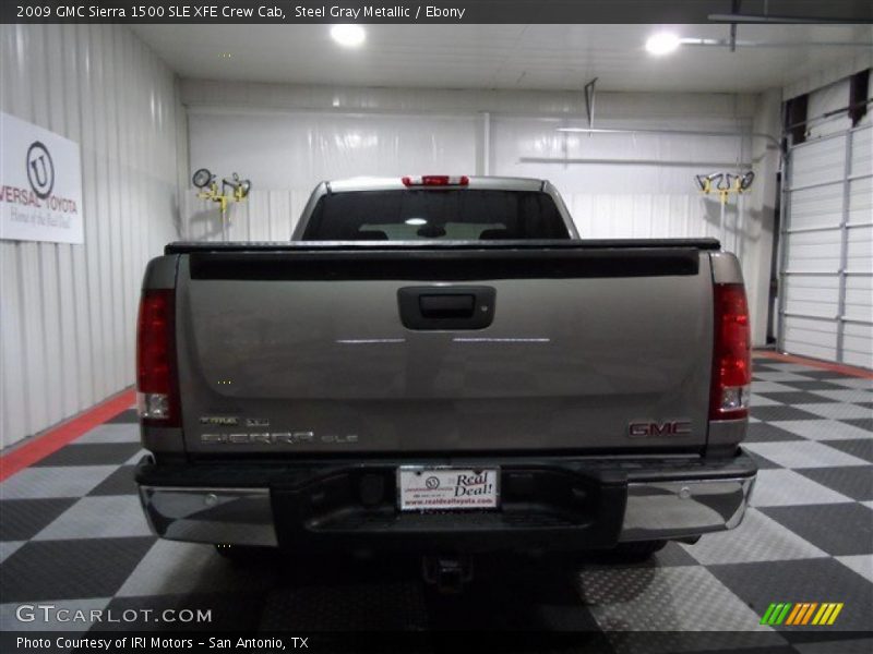 Steel Gray Metallic / Ebony 2009 GMC Sierra 1500 SLE XFE Crew Cab