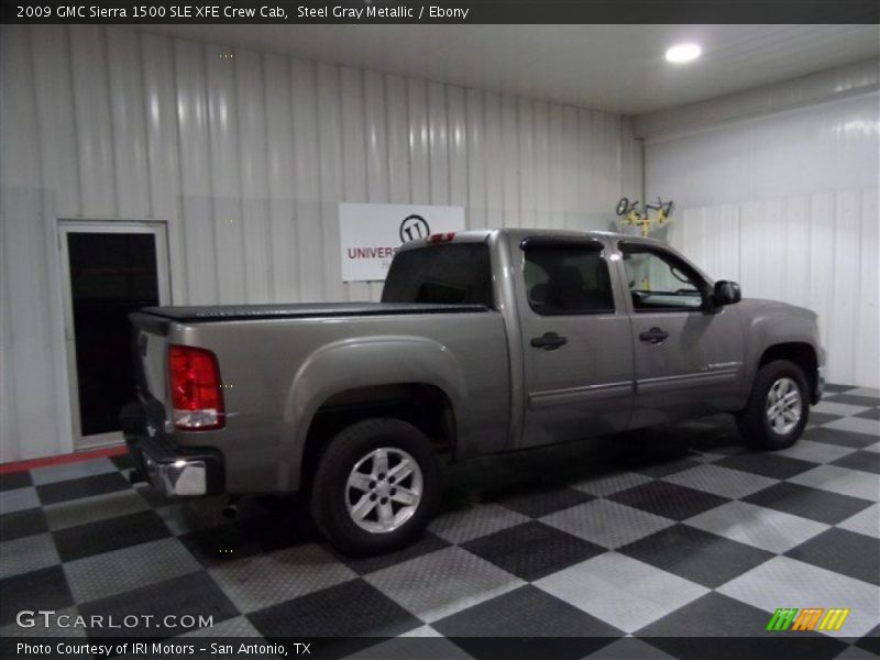 Steel Gray Metallic / Ebony 2009 GMC Sierra 1500 SLE XFE Crew Cab