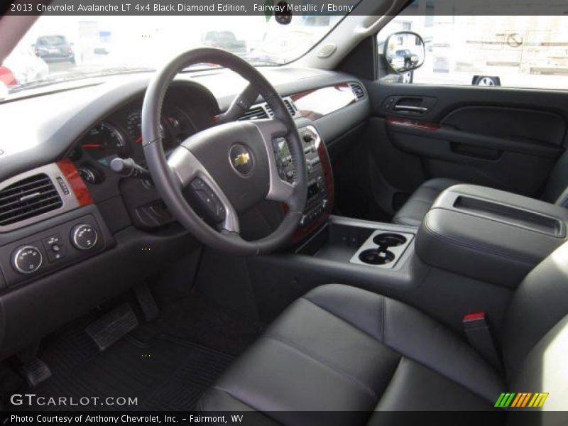 Fairway Metallic / Ebony 2013 Chevrolet Avalanche LT 4x4 Black Diamond Edition
