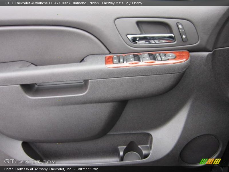 Fairway Metallic / Ebony 2013 Chevrolet Avalanche LT 4x4 Black Diamond Edition