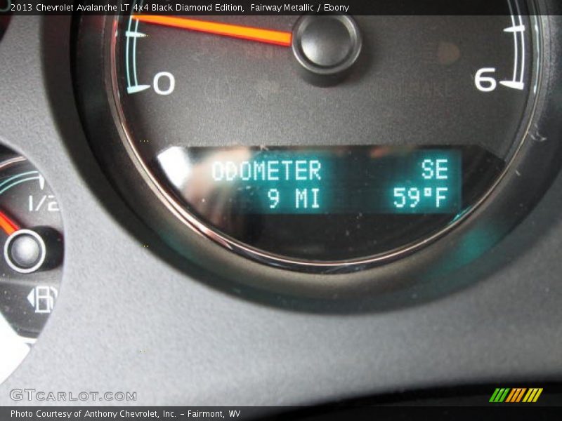 Fairway Metallic / Ebony 2013 Chevrolet Avalanche LT 4x4 Black Diamond Edition