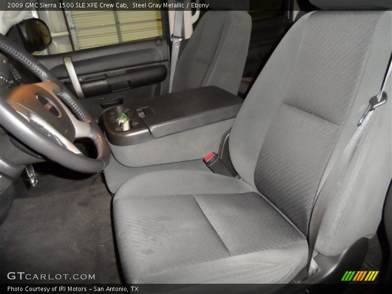 Steel Gray Metallic / Ebony 2009 GMC Sierra 1500 SLE XFE Crew Cab