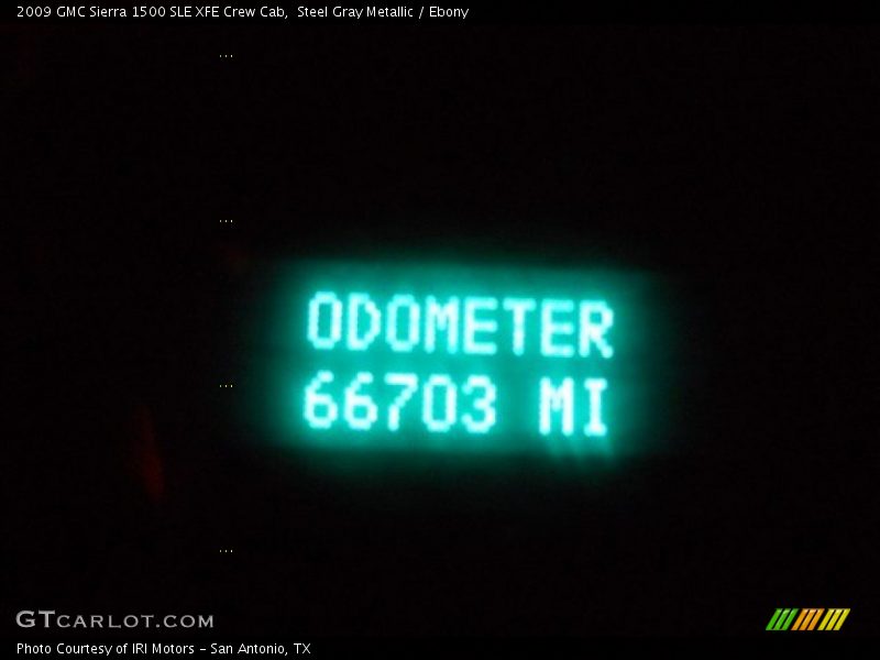 Steel Gray Metallic / Ebony 2009 GMC Sierra 1500 SLE XFE Crew Cab