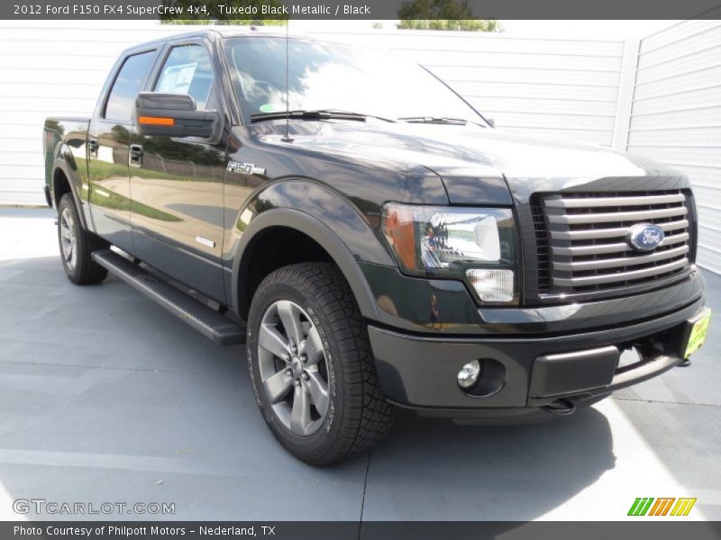 Tuxedo Black Metallic / Black 2012 Ford F150 FX4 SuperCrew 4x4