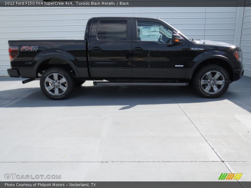 Tuxedo Black Metallic / Black 2012 Ford F150 FX4 SuperCrew 4x4