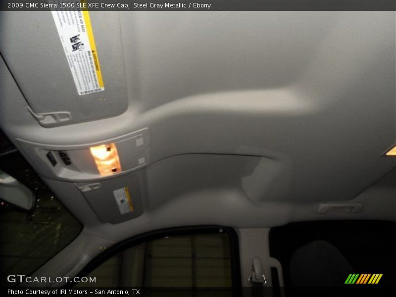 Steel Gray Metallic / Ebony 2009 GMC Sierra 1500 SLE XFE Crew Cab