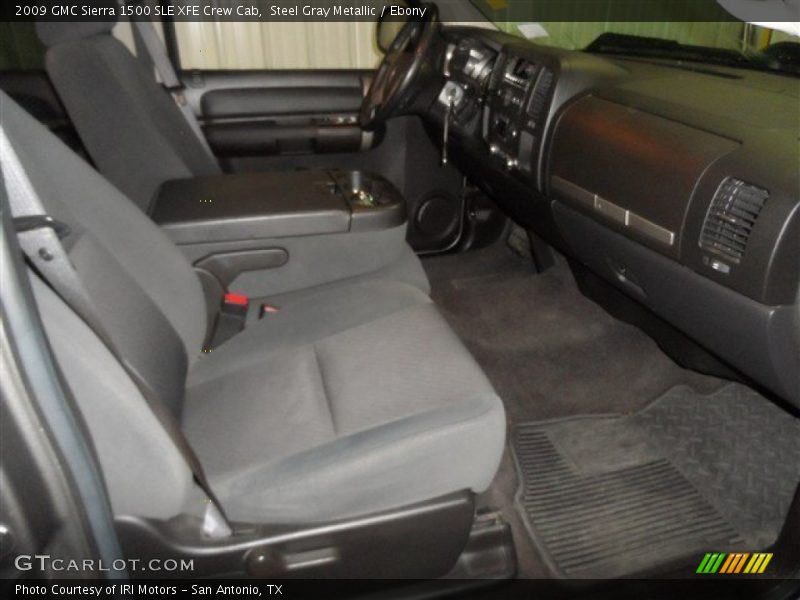 Steel Gray Metallic / Ebony 2009 GMC Sierra 1500 SLE XFE Crew Cab