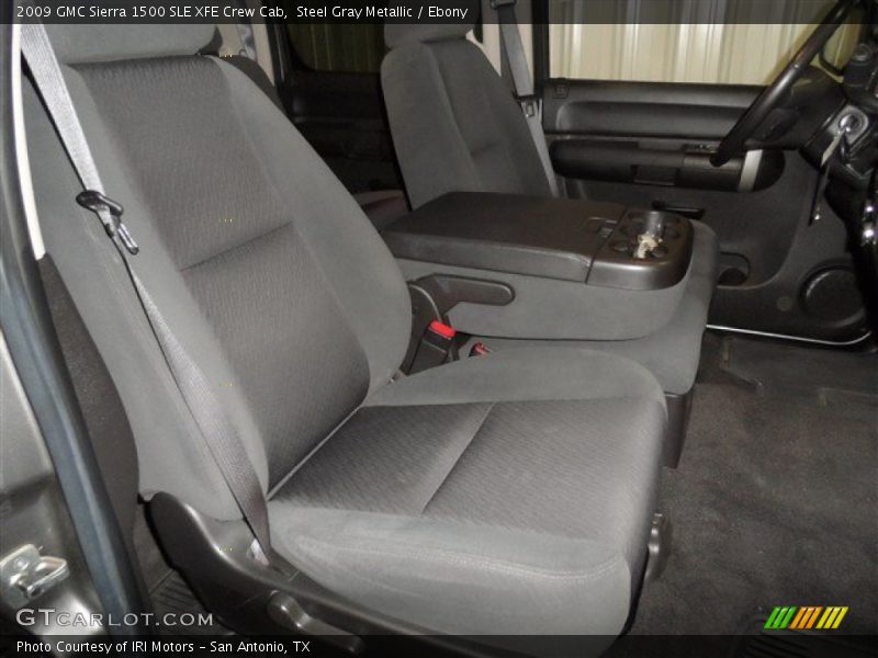 Steel Gray Metallic / Ebony 2009 GMC Sierra 1500 SLE XFE Crew Cab