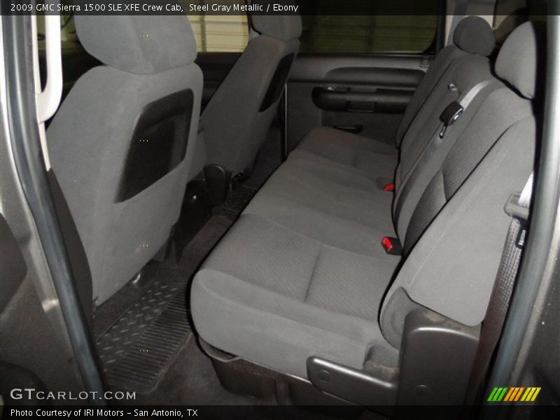 Steel Gray Metallic / Ebony 2009 GMC Sierra 1500 SLE XFE Crew Cab