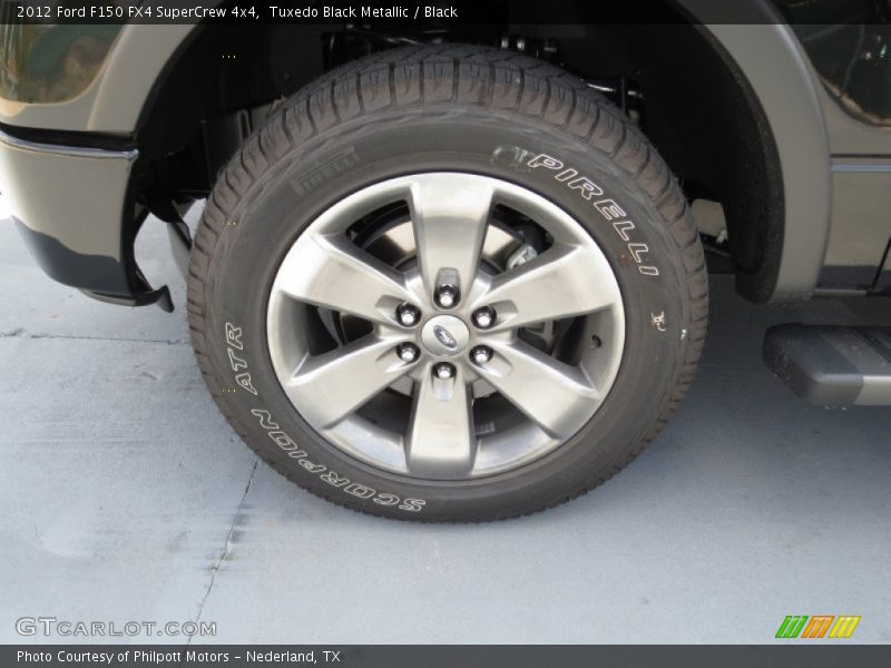 Tuxedo Black Metallic / Black 2012 Ford F150 FX4 SuperCrew 4x4