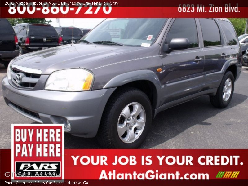 Dark Shadow Gray Metallic / Gray 2002 Mazda Tribute LX V6